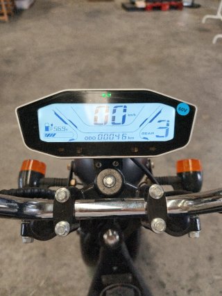 Moto Eléctrica Scooter Negra