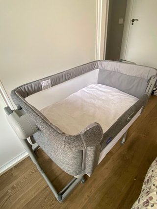 Minicuna Chicco Next2Me Magic Evo Gris Oscuro