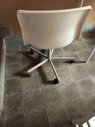 Mesa y Silla Escritorio blanco