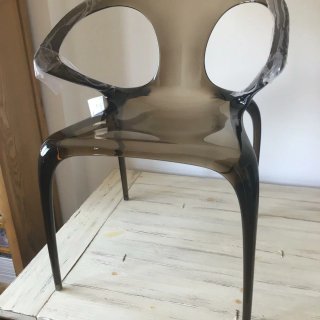 Silla Ava Transparente Marrón. Para Roche bobois