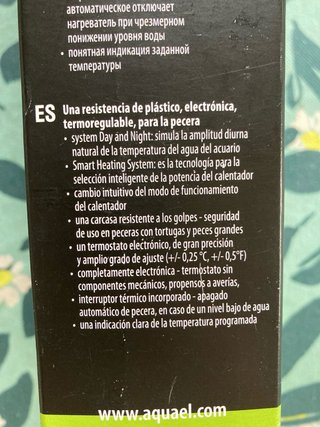 Calentador Acuario AquaEl Ultra 100W NUEVO
