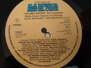 Cliff Richard - The Young Ones BSO LP