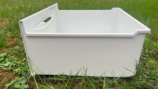 Cajón nevera blanco