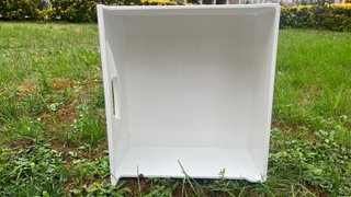 Cajón nevera blanco