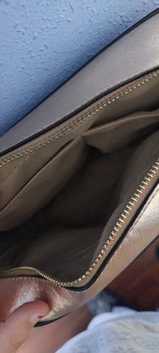 Bolso bandolera dorado