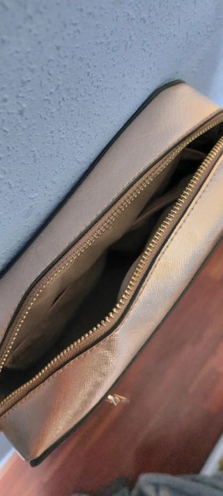 Bolso bandolera dorado