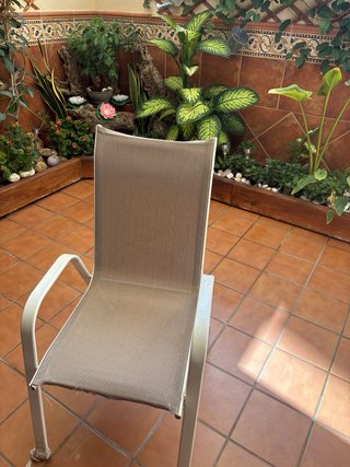 Mesa Terraza Cristal 150x96 y 6 Sillas