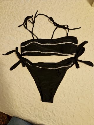 Bikini negro talla M