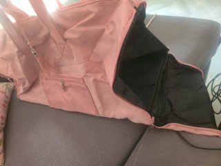 Bolsa de viaje 2 en 1 rosa
