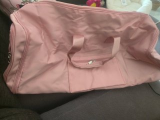 Bolsa de viaje 2 en 1 rosa