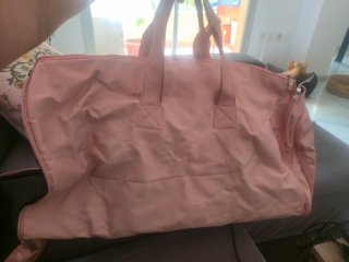 Bolsa de viaje 2 en 1 rosa