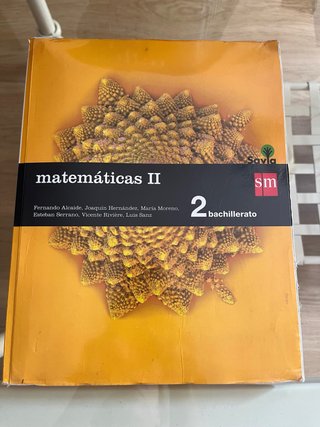 Matemáticas II 2 Bachillerato SM