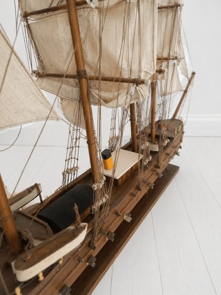 Maqueta Barco Vela Grande tipo Krabbenkutter