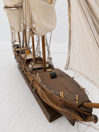 Maqueta Barco Vela Grande tipo Krabbenkutter