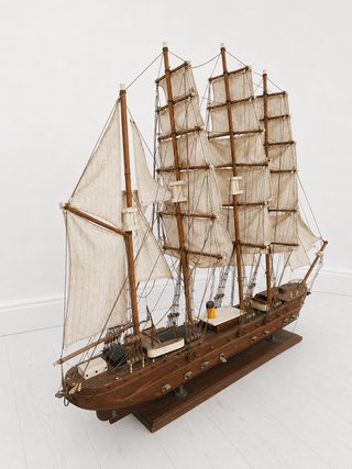 Maqueta Barco Vela Grande tipo Krabbenkutter