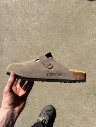 Birkenstock Talla 41 Marrón Gris