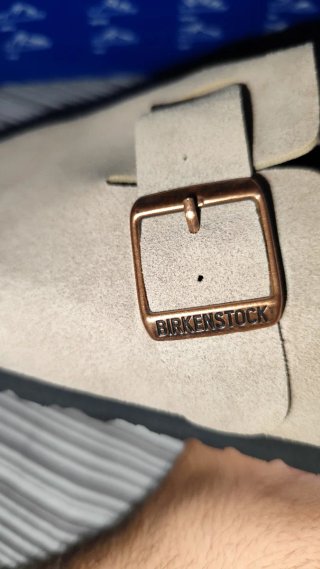 Birkenstock Talla 41 Marrón Gris