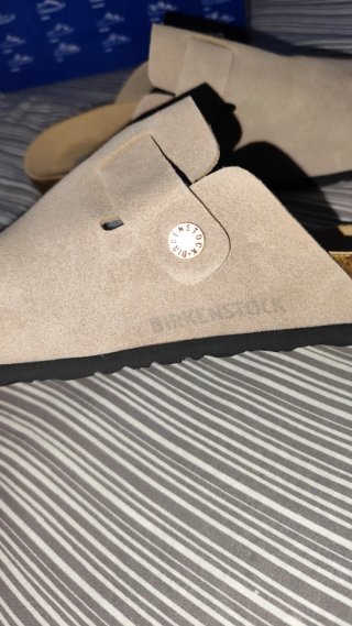 Birkenstock Talla 41 Marrón Gris