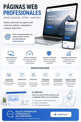 Creación de paginas web profesionales