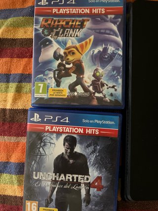 PS4 Slim 500GB Negra + 4 Juegos + Mando