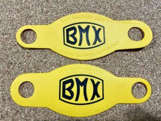 Cubrepuños BMX Plástico Amarillo
