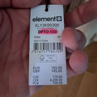 Chaqueta Element beige
