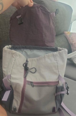 Mochila Nansen Trekking Morado/Gris