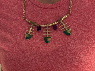 Collar Bimba y Lola Dorado y Verde