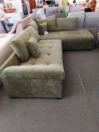 Sofá Cama Mirabelo Verde Tela