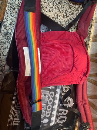 Mochila Portabebés Ergonómica Roja