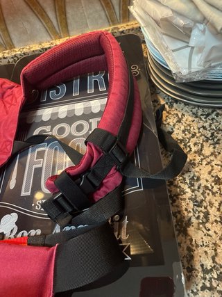 Mochila Portabebés Ergonómica Roja