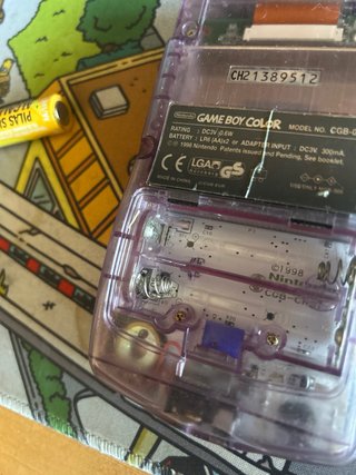 Game Boy Color Morada Transparente