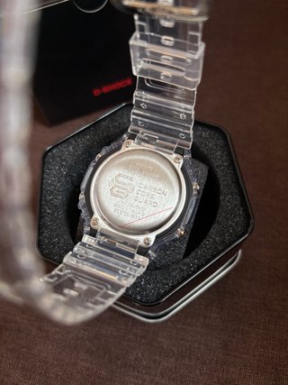Reloj Deportivo Muy Resistente Azul Transparente