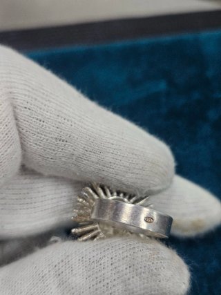 Anillo de Plata 925 - Diseño Coral Marino