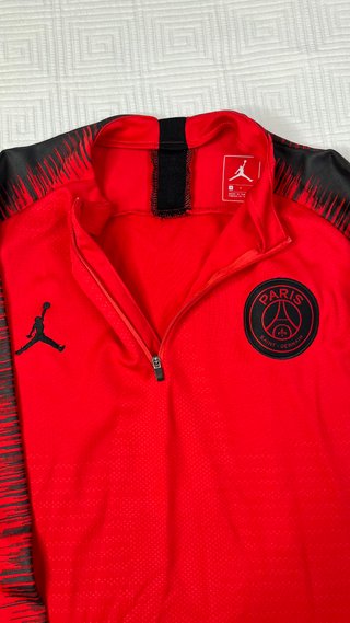 Chaqueta Jordan Air Hombre Roja Cremallera