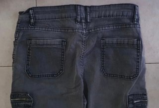 Pantalones cargo grises mujer Talla S/M