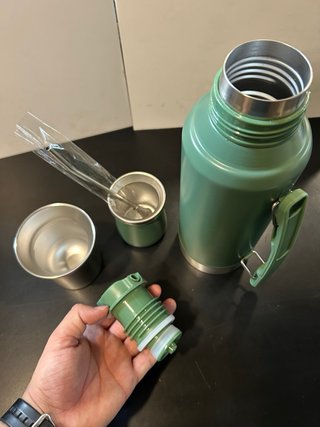 Set Termo Mate + Guampa + Bombilla