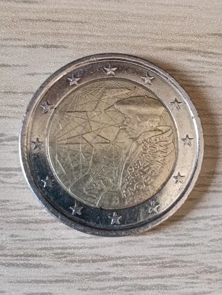 Moneda 2€ España Erasmus 1987-2007