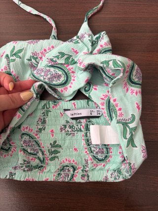 Top Lefties estampado etnico