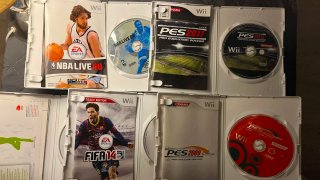 Lote 5 Juegos Wii: FIFA, PES, NBA, Wii Fit