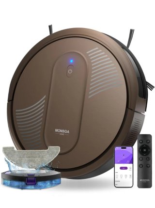 Aspiradora Robot MONSGA Marrón