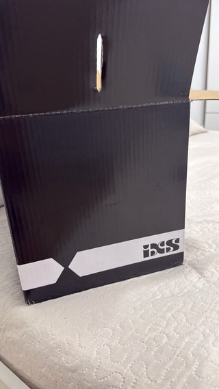 Casco Moto Infantil IXS Talla S Negro/Gris