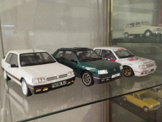Colección de  6 Peugeot 309 GTI escala 1/18
