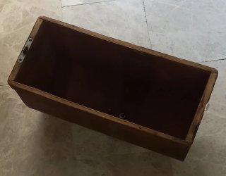 Funda de madera Vintage para máquina de coser