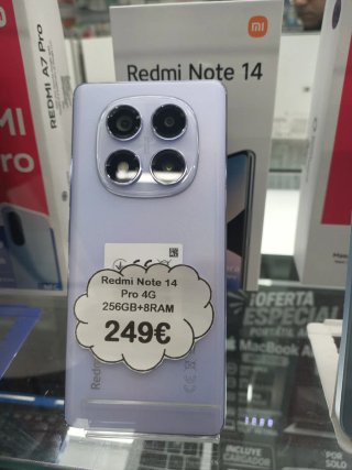 Redmi Note 14 Pro 4G 256GB+8RAM Morado