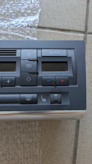 Audi A4 B6 B7 Climatronic 1 Din bancos aquecidos
