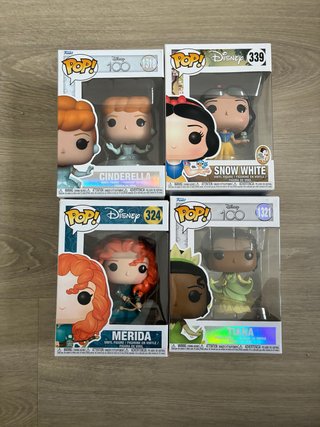 Funko Pop! Disney Princesas (4 figuras)