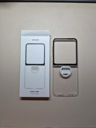 Funda Samsung Z Flip6 con Anillo Transparente