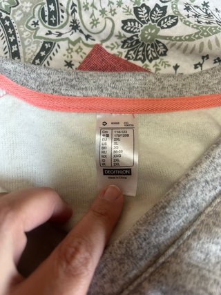 Sudadera gris y rosa degradado
