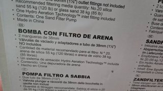 Bomba Filtro Arena Intex Krystal Clear